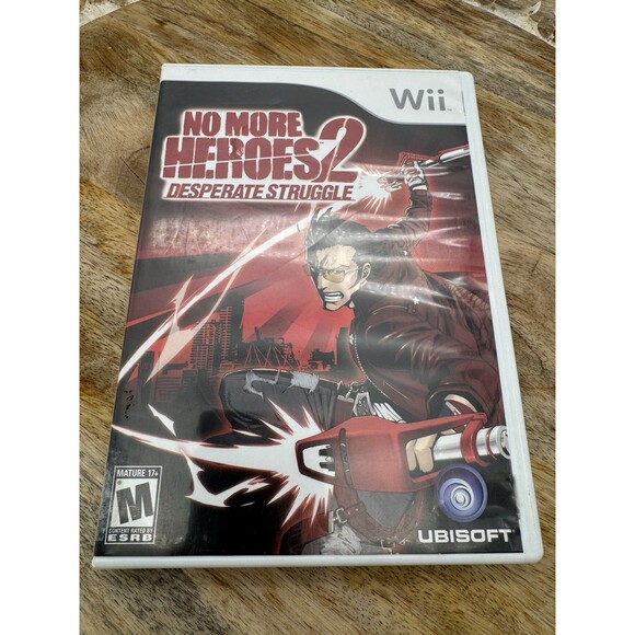 No More Heroes 2: Desperate Struggle (Nintendo Wii, 2010) No Manual - Picture 1 of 4